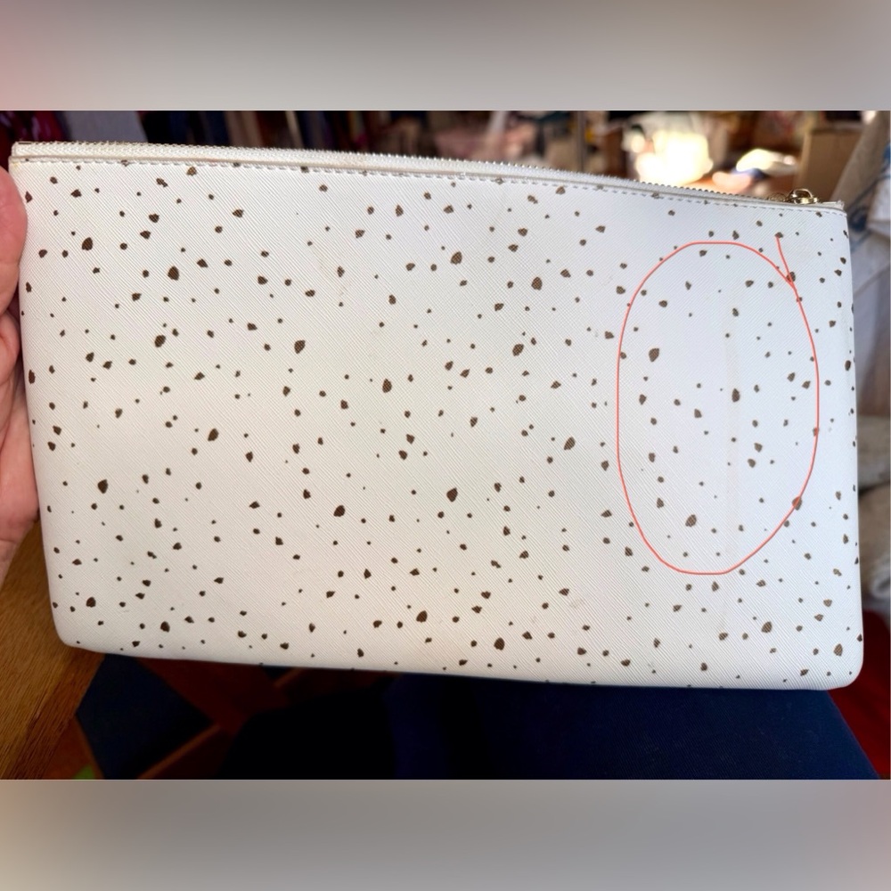 OTG 247 OnTheGo Bag Zipped Pouch #5 Speckled White - Picture 7 of 14